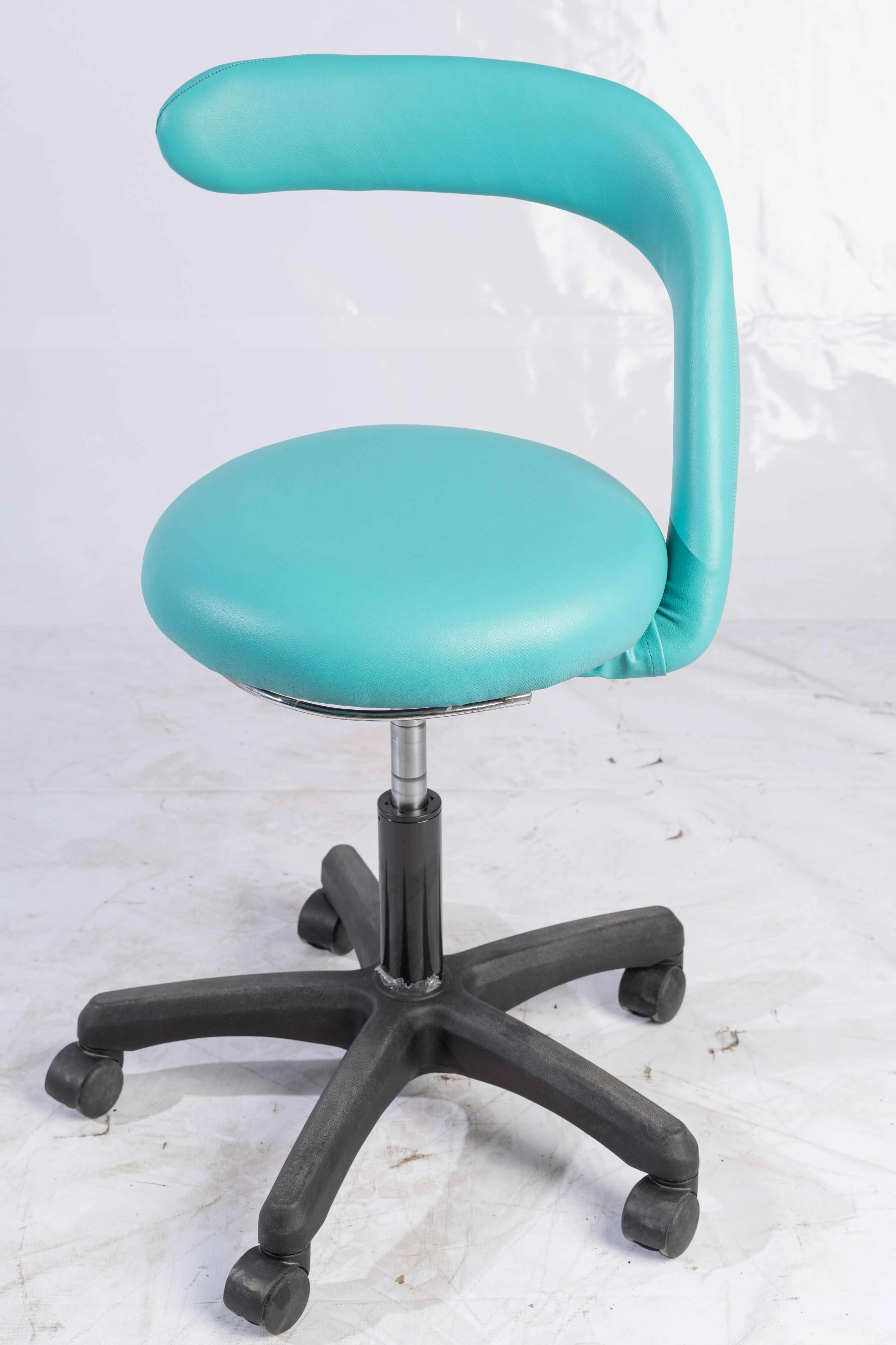 Green Dental Assistant Stool (Front View)